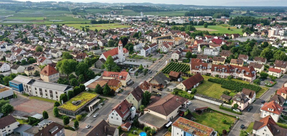 Gemeinde Meckenbeuren: Aufnahme mit Drohne