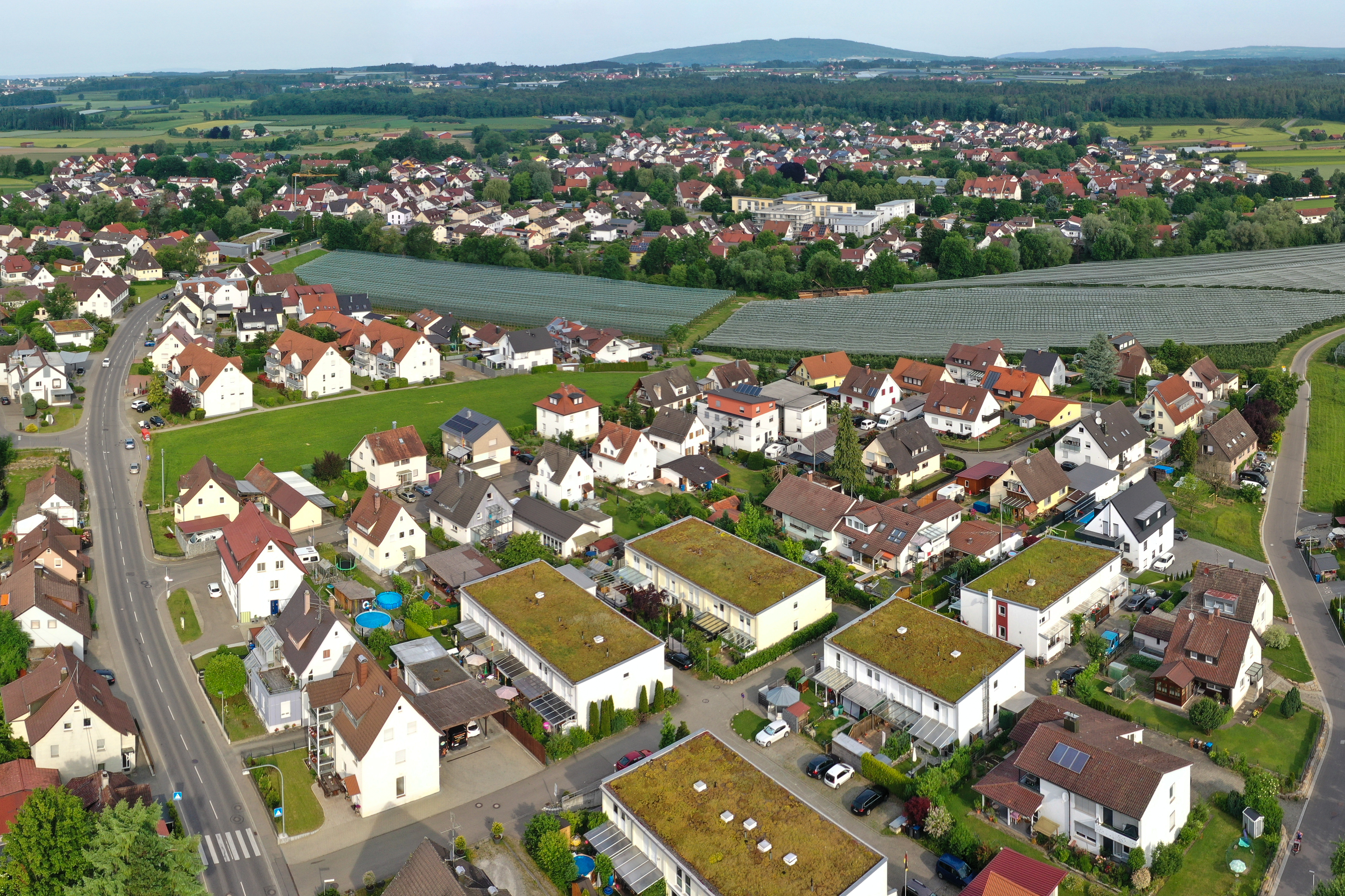 Gemeinde Meckenbeuren: Aufnahme mit Drohne