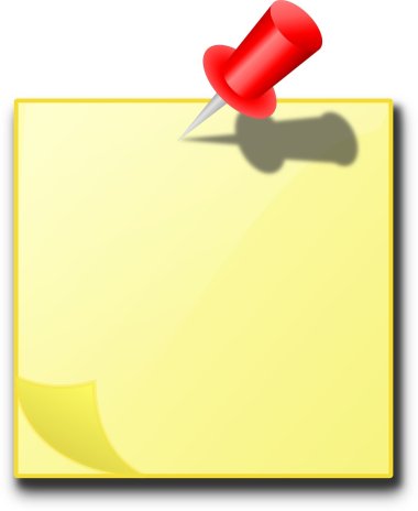 Post in gelb als Ordner