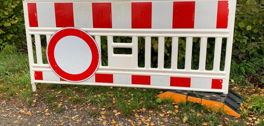 Absperrbarke Durchfahrt verboten